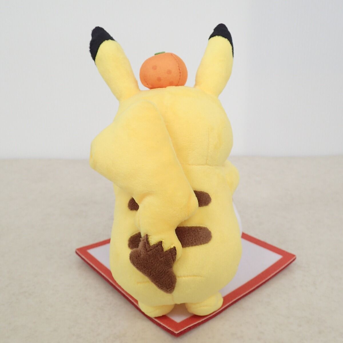 ポケモンセンター ぬいぐるみ ピカチュウと鏡餅 紙タグ無