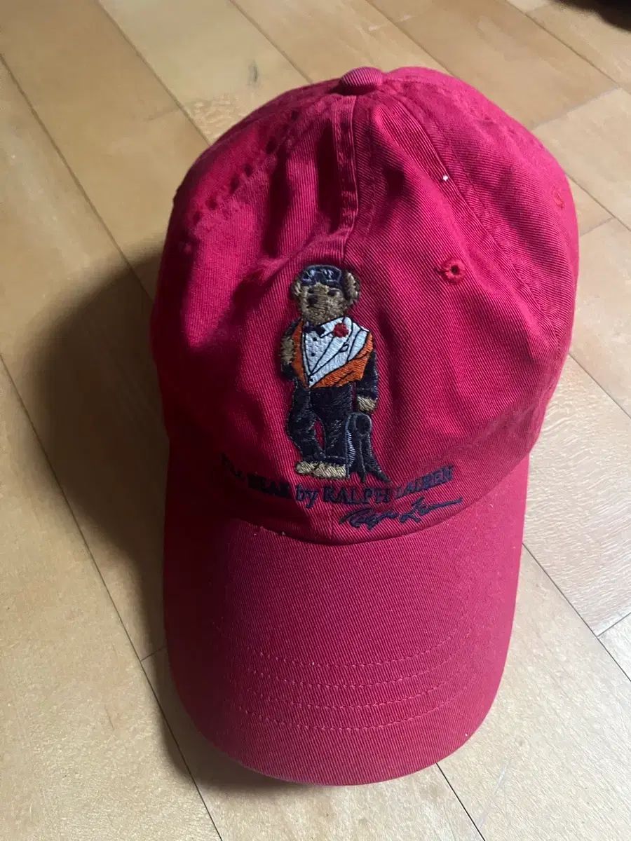 ポロ ラルフローレン クマ ドール ベースボールキャップ レッド