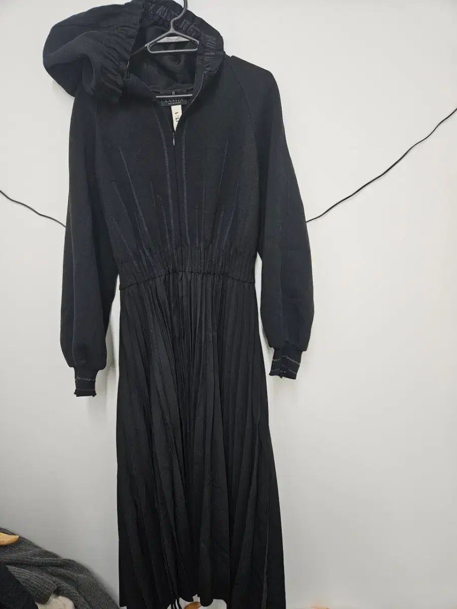 LANVIN フード ロング ワンピース