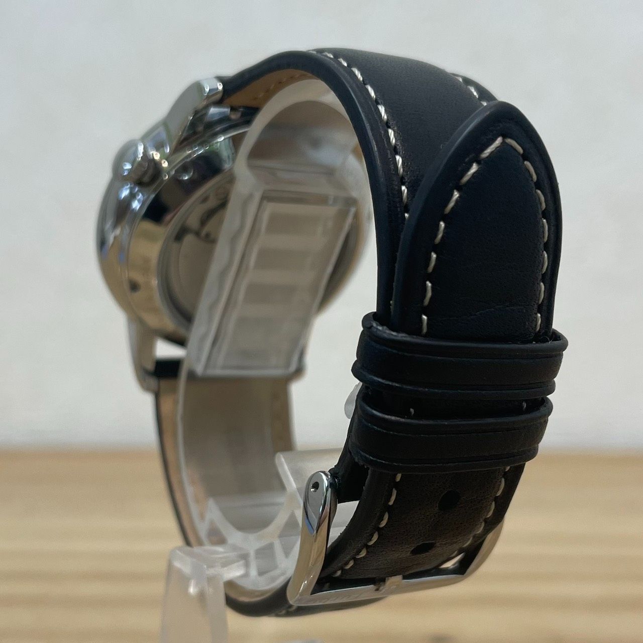  成 Furbo design フルボ NF 02 W-BK 5 ATM 時計 メンズ 手巻き 稼働 付属品完備 5183 YO A 9 レザーベルト 時計