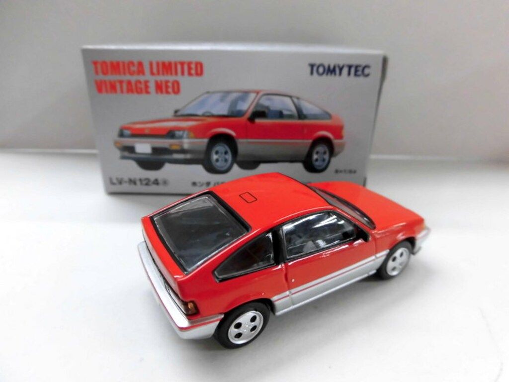 【新品】TOMICALIMITEDVINTAGENEOホンダバラードスポーツ4台 LV-N303a ホンダ バラードスポーツCR-X MUGEN CR-X PRO（銀） 後期型
