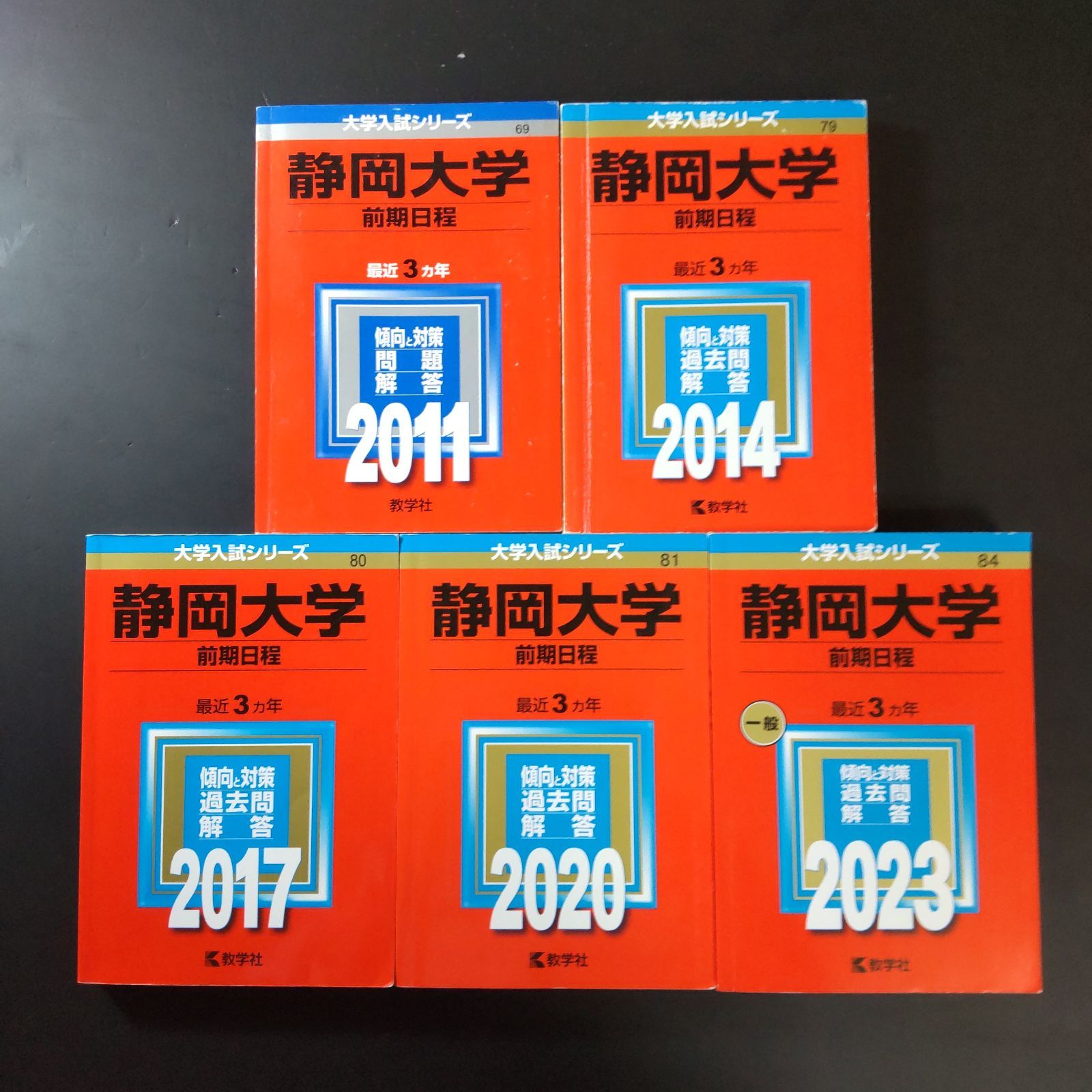 442 ５冊 静岡大学 前期日程 書込みなし 2011 2014 2017 2020 2025 教学社 赤本