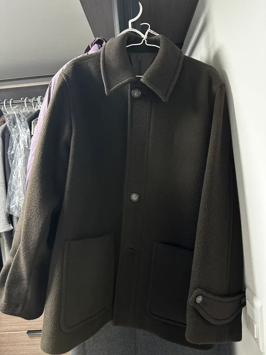 ホーリーサン ハーフコート M ダークブラウン