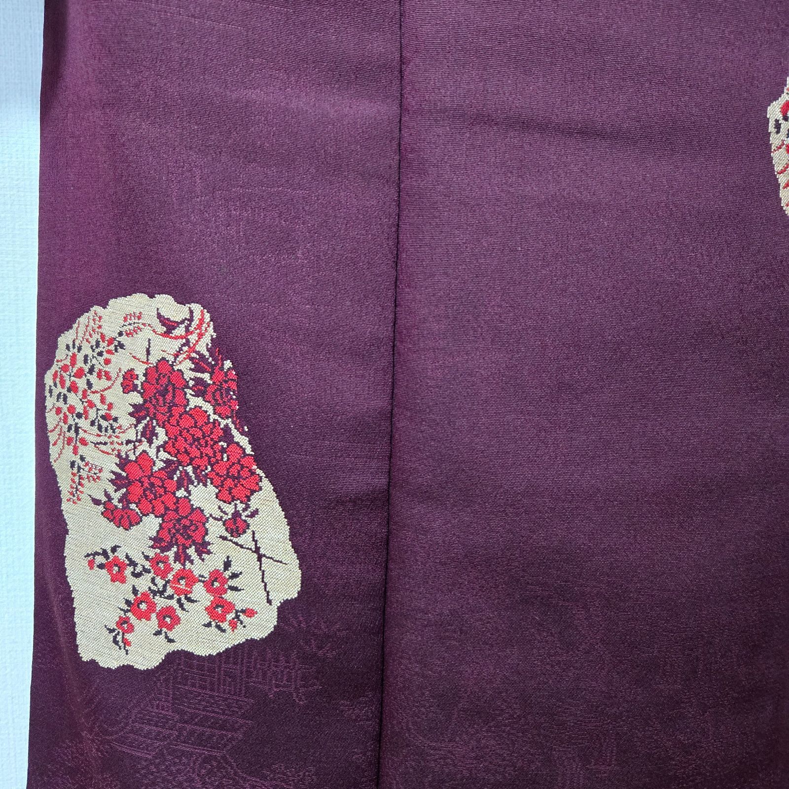 菊 アンティーク お召 名古屋帯 刺繍 - メルカリ