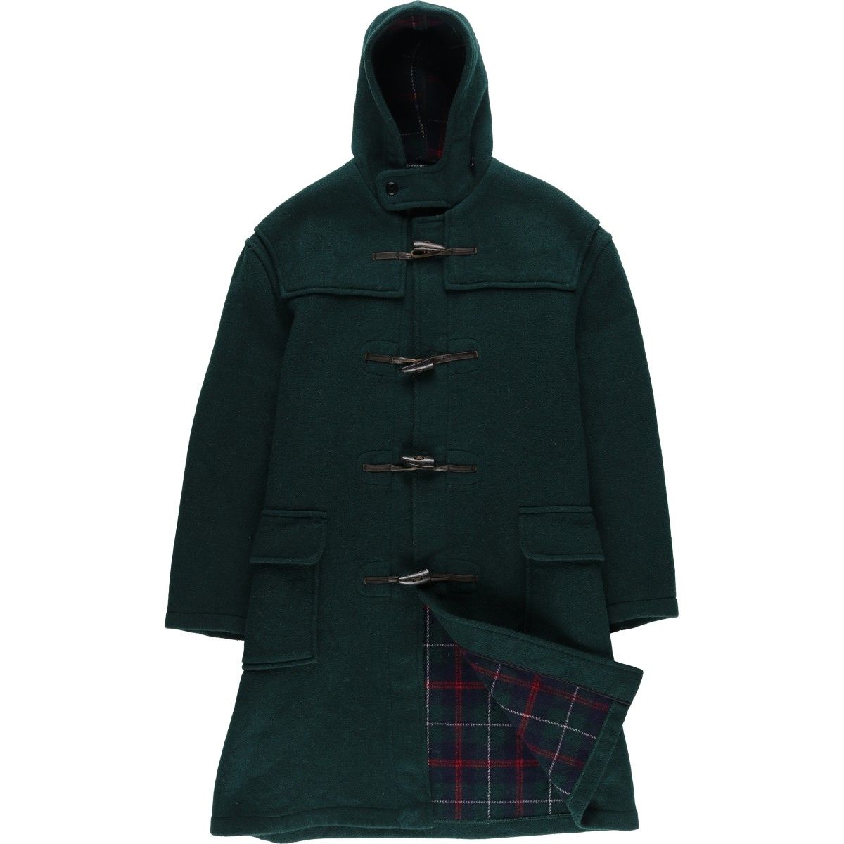 古着 グローバーオール ダッフルコート 英国製 メンズL相当|evb 032374