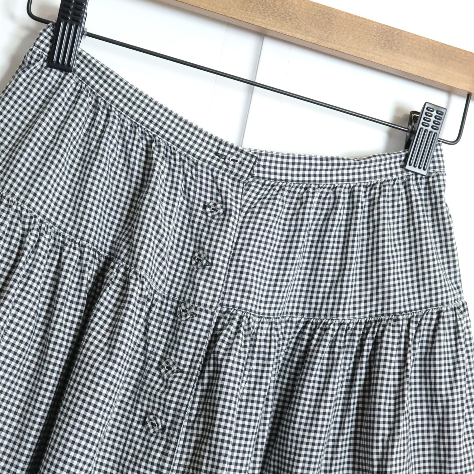 ワンダフルワールド カネコイサオ☆ひなぎく刺繍&ギンガム♪前開き