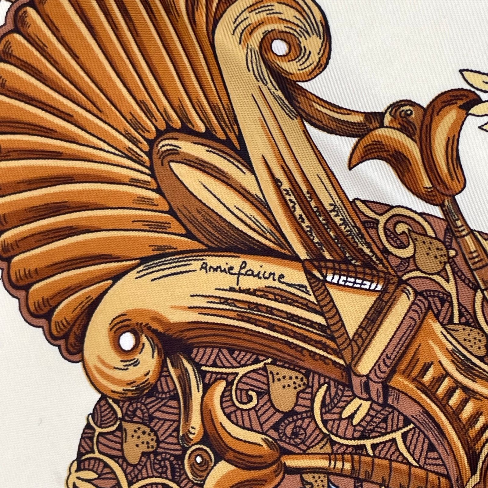 極美品 HERMES エルメス スカーフ シルク カレ90 Les Legendes de L