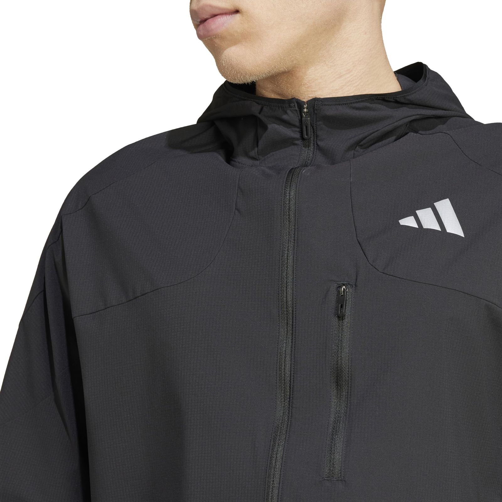  アディダス ランニング ジャケット アディゼロ HE メンズ KUK 41 ブラック JF 3509 XL ソックス レッグウェア