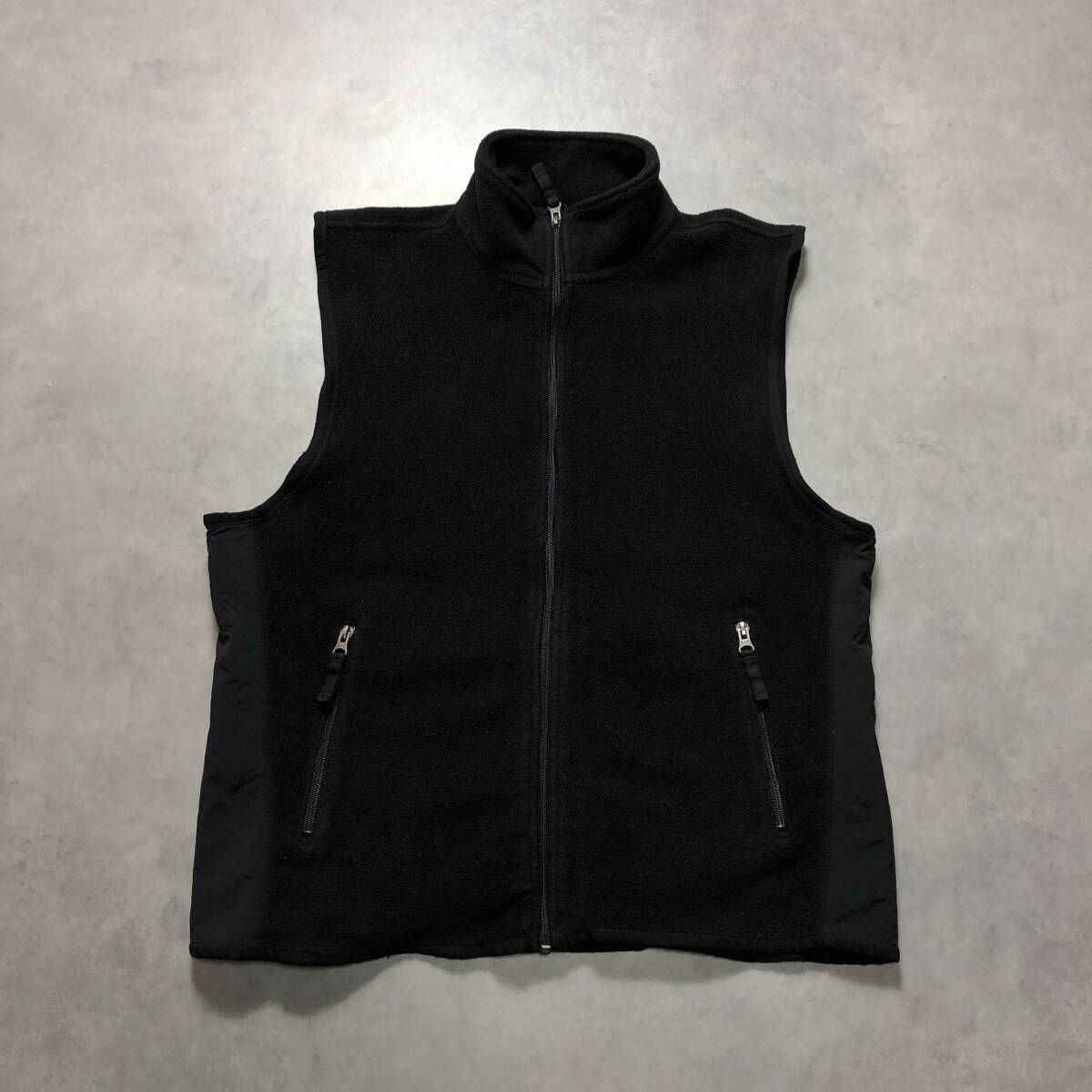 GQ4559◇OLD GAP : 90's フリースベスト◇M◇黒 オールドギャップ