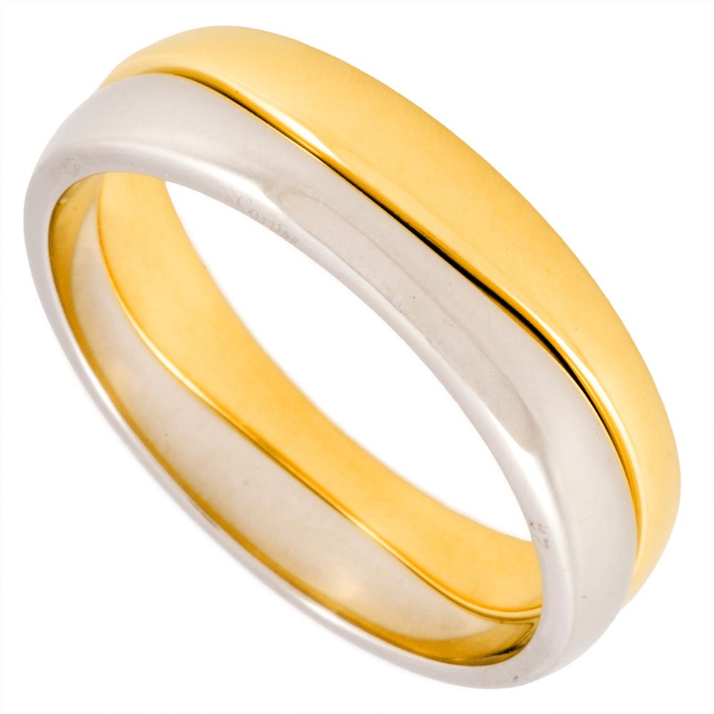 カルティエ Cartier ラブ ミー リング 指輪 #56 K18YG 計6.5g K18WG