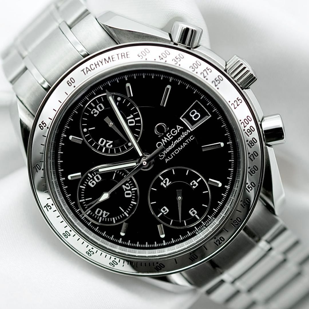 OMEGA オメガ スピードマスター 3513.50 ブラック AT メンズ W 00081