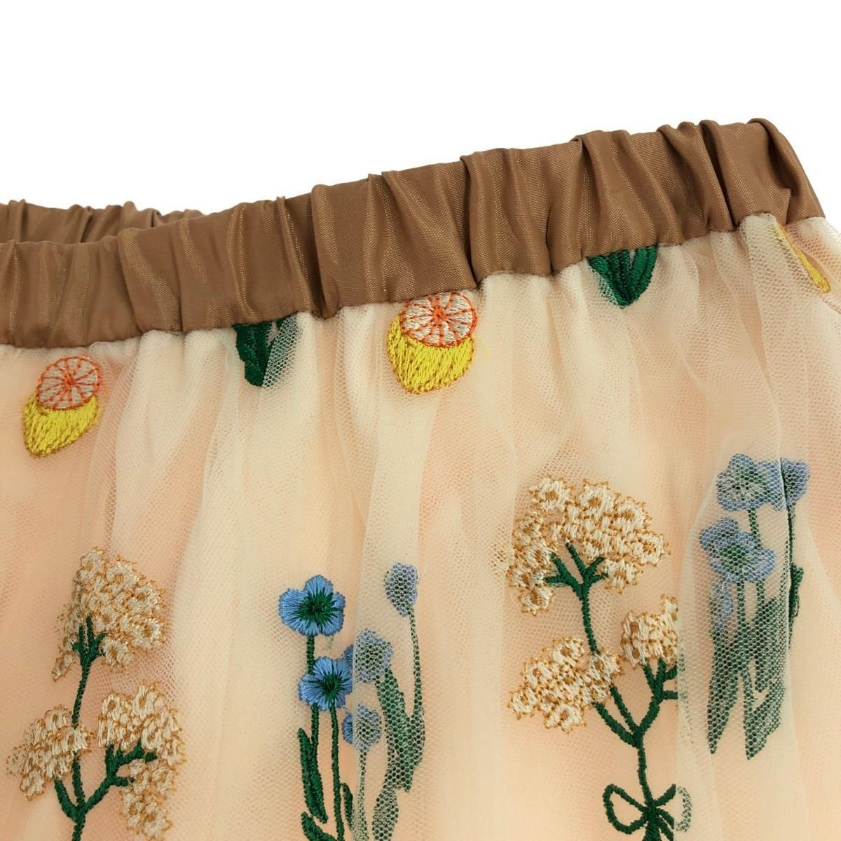 franchelippee フランシュリッペ ぼたぼたロングクチュールスカート  