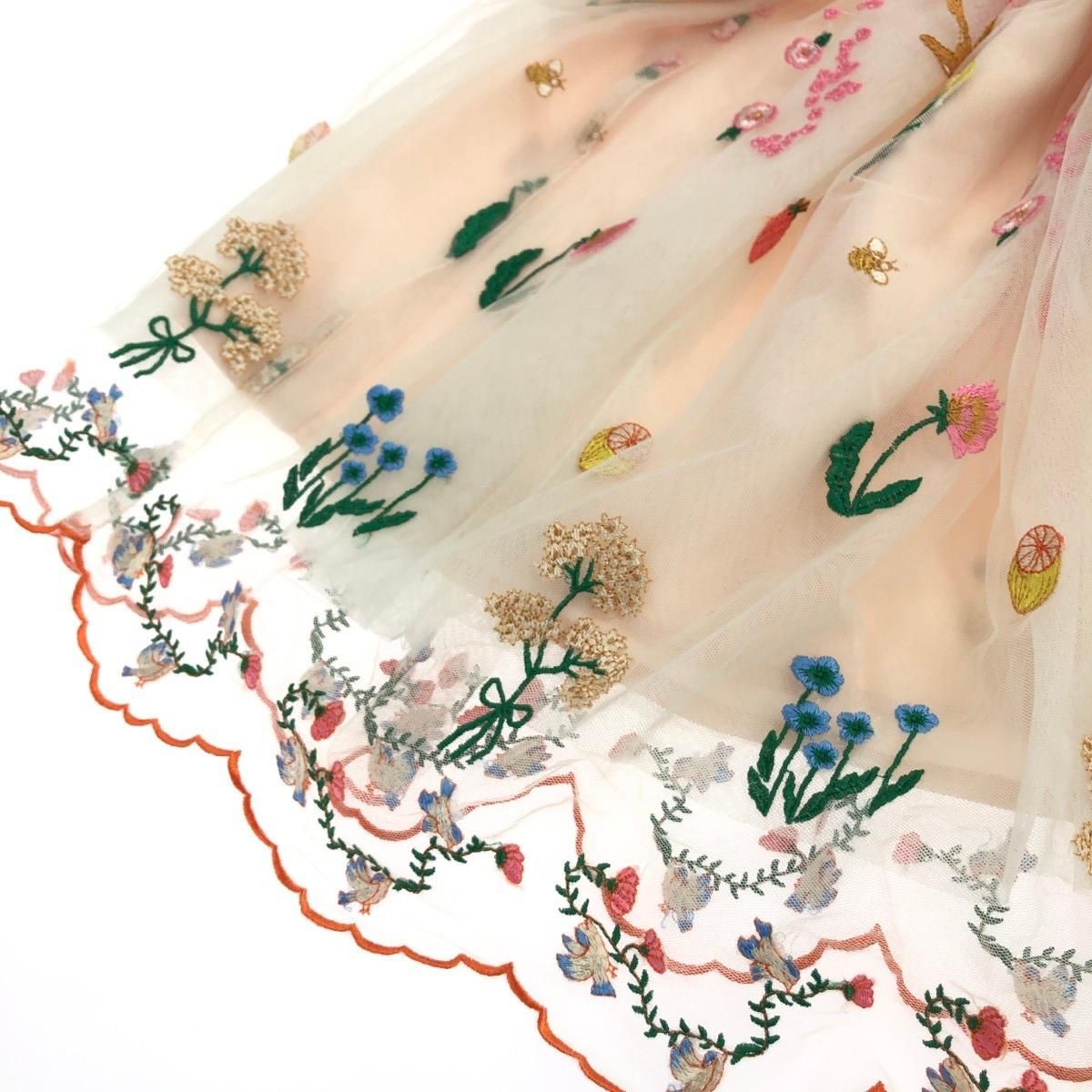 franchelippee フランシュリッペ ぼたぼたロングクチュールスカート  