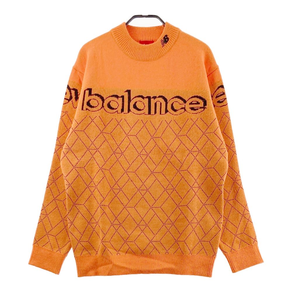 未使用級美品　ニューバランス 23年モデル ニットセーター 総柄 ゴルフウェア サイズ：4 NEW BALANCE GOLF ニューバランス 2023年モデル 長袖ニット