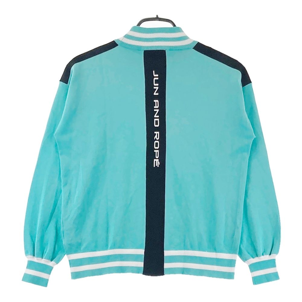 サイズ：M JUN&ROPE ジュン アンド ロペ ハイネック ニットセーター