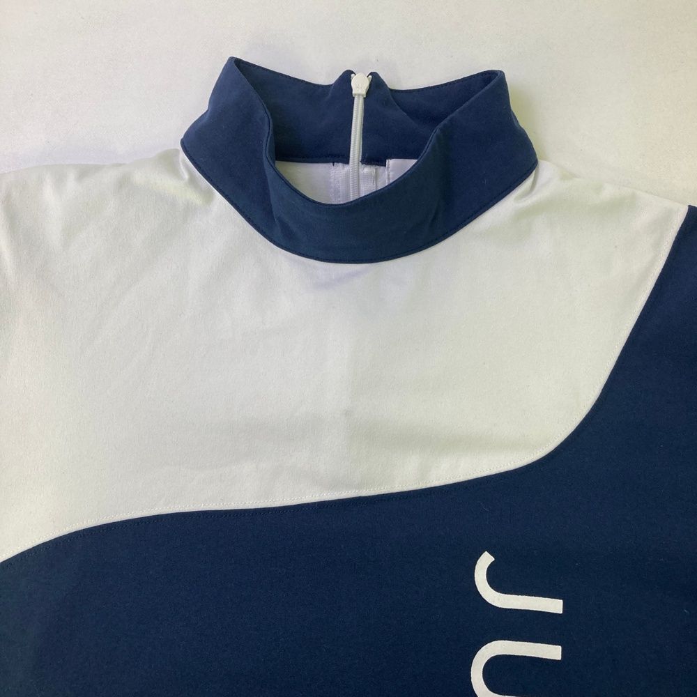 サイズ：L JUN&ROPE ジュン アンド ロペ ハーフジップ 長袖Tシャツ