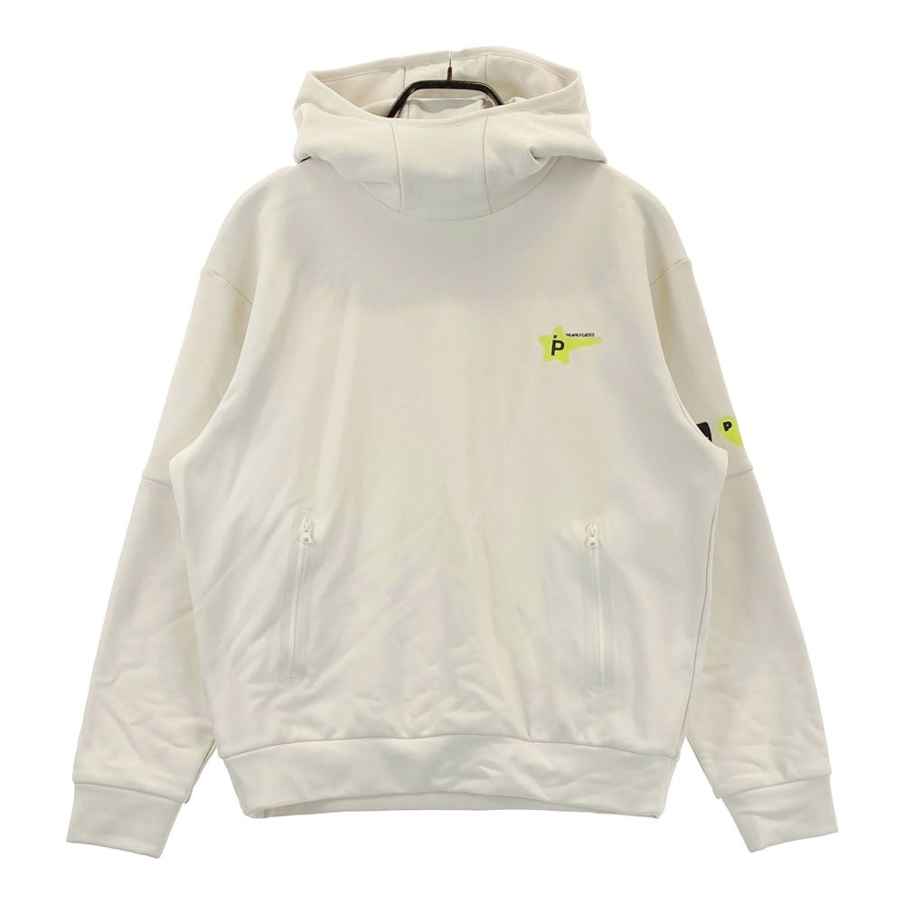 サイズ 1 PEARLY GATES パーリーゲイツ モデル 裏起毛 長袖フーディ パーカー ベージュ系 ゴルフウェア レディース ストスト