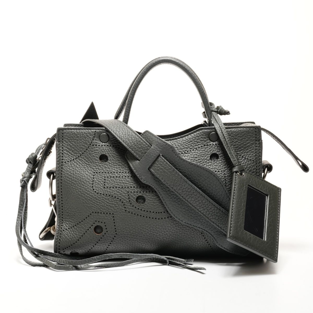 BALENCIAGA バレンシアガ ショルダーバッグ ブラックアウトシティ XS 