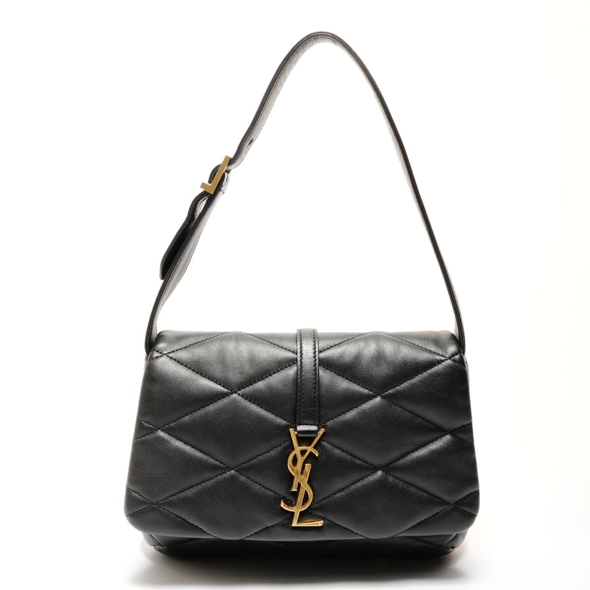 YVES SAINT LAURENT イヴ サンローラン ショルダーバッグ LE 57 パデット ラムスキン ホーボー