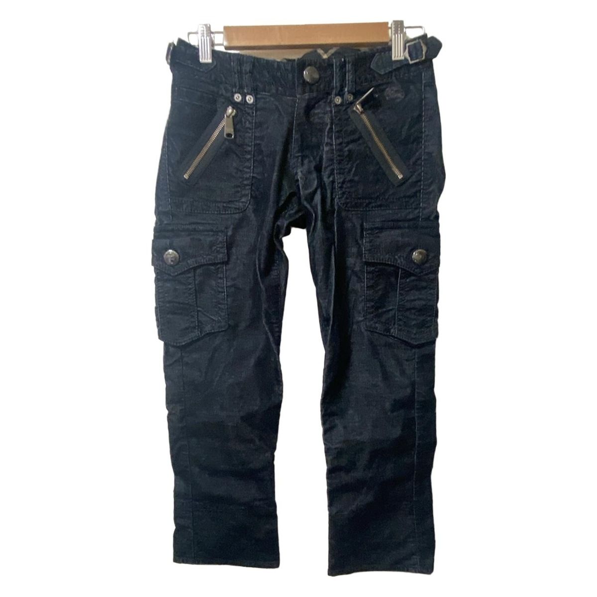 Burberry Blue Label バーバリーブルーレーベル ジーンズ サイズ38 M レディース - ダークグレー フルレングス