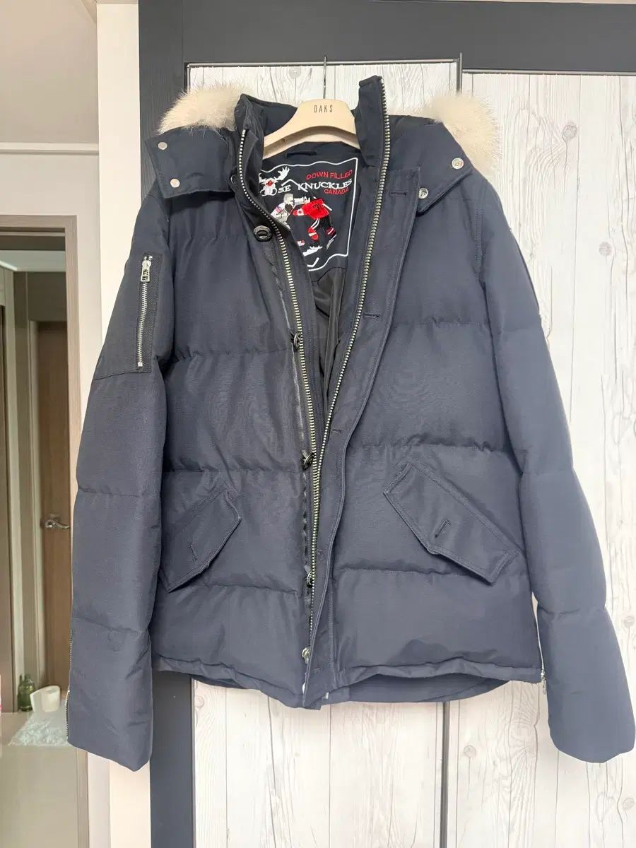 MOOSE KNUCKLES ムースナックルズ ダウン ネイビー ファー フード