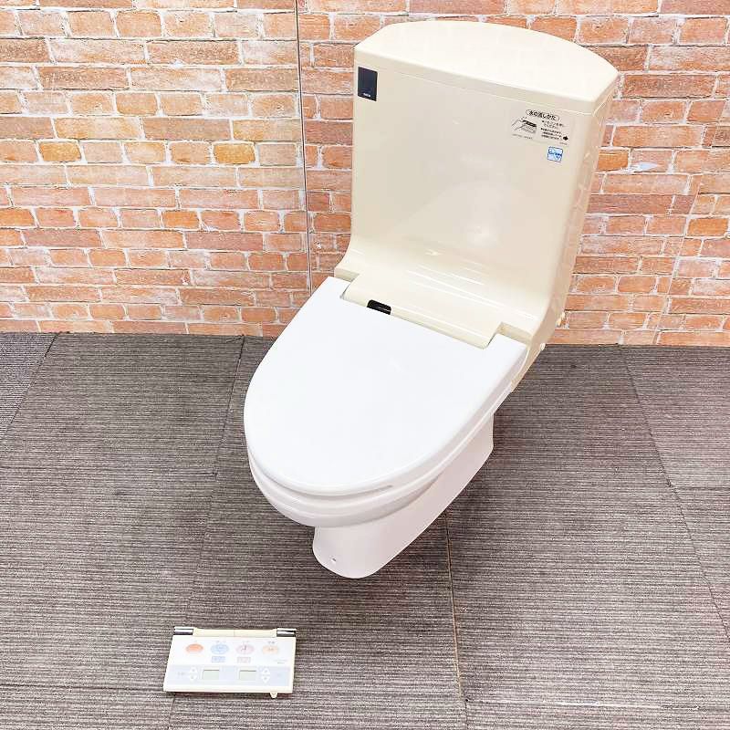 品 TOTO リモコン付 トイレ洋式便器 床下排水 CS 87 B 排水芯200 mm とウォシュレット一体型タンク SC 1 パステルアイボリー 33 L