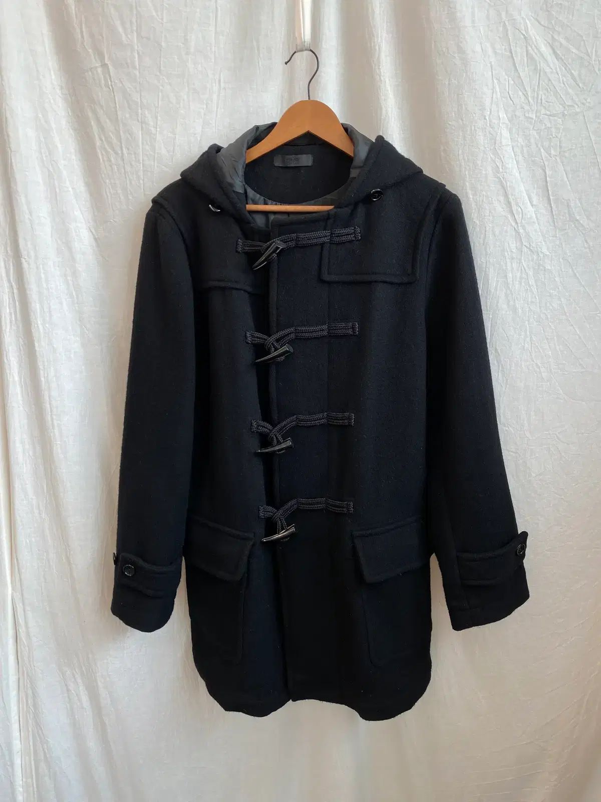 UNIQLO ウール混 ダッフルコート L