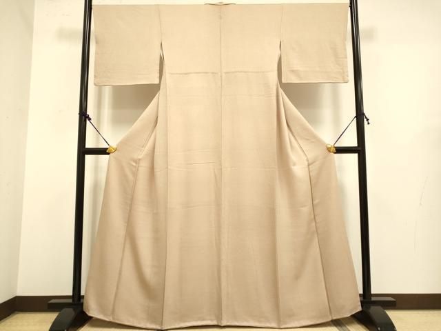 平和屋着物● 上 色無地 柴染色 kh 6