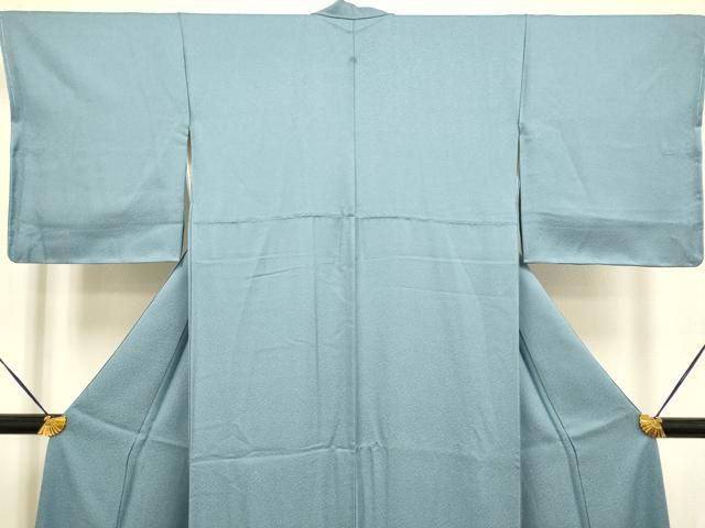  平和屋着物● 上 色無地 鉄御納戸色 ♥ kh 6 色無地 着物