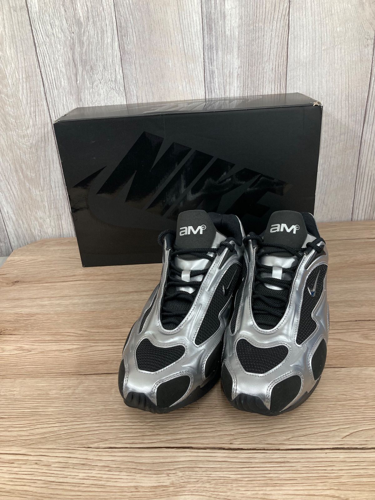 NIKE AIR MAX MUSE ナイキ エアマックスミューズ スニーカー FV 1920－001 シルバー×ブラック 28 cm 衣料品