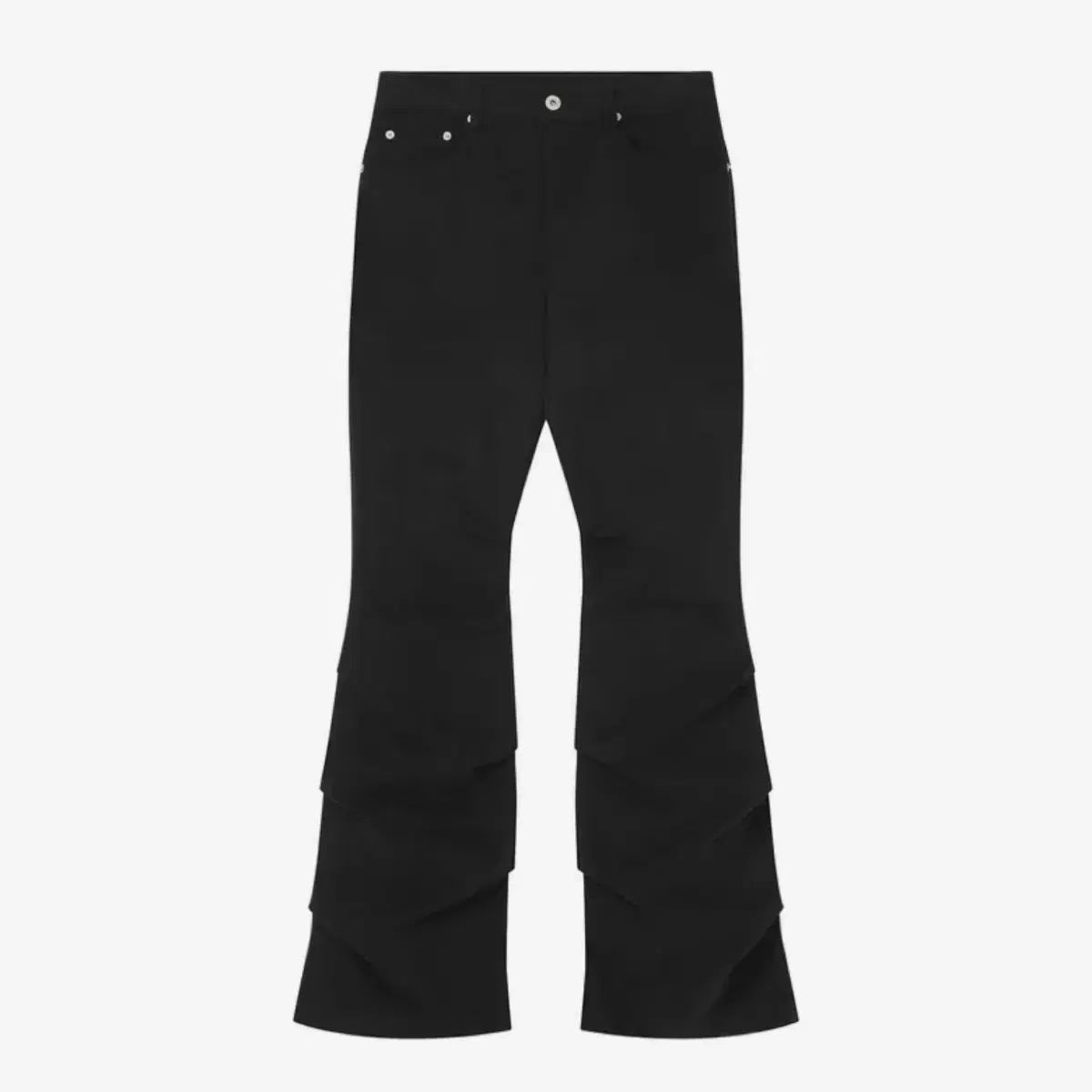 ミセキSEOUL ソウル シャーリング ブーツカット パンツ ブラック