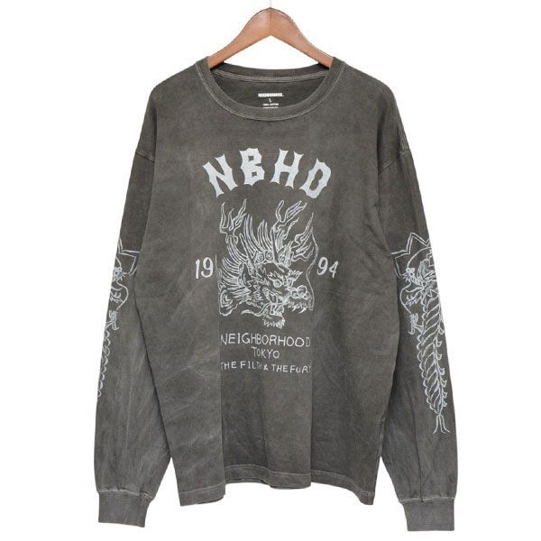 NEIGHBORHOOD ネイバーフッド 2025AW NH TEE LS-14 USED加工ロング