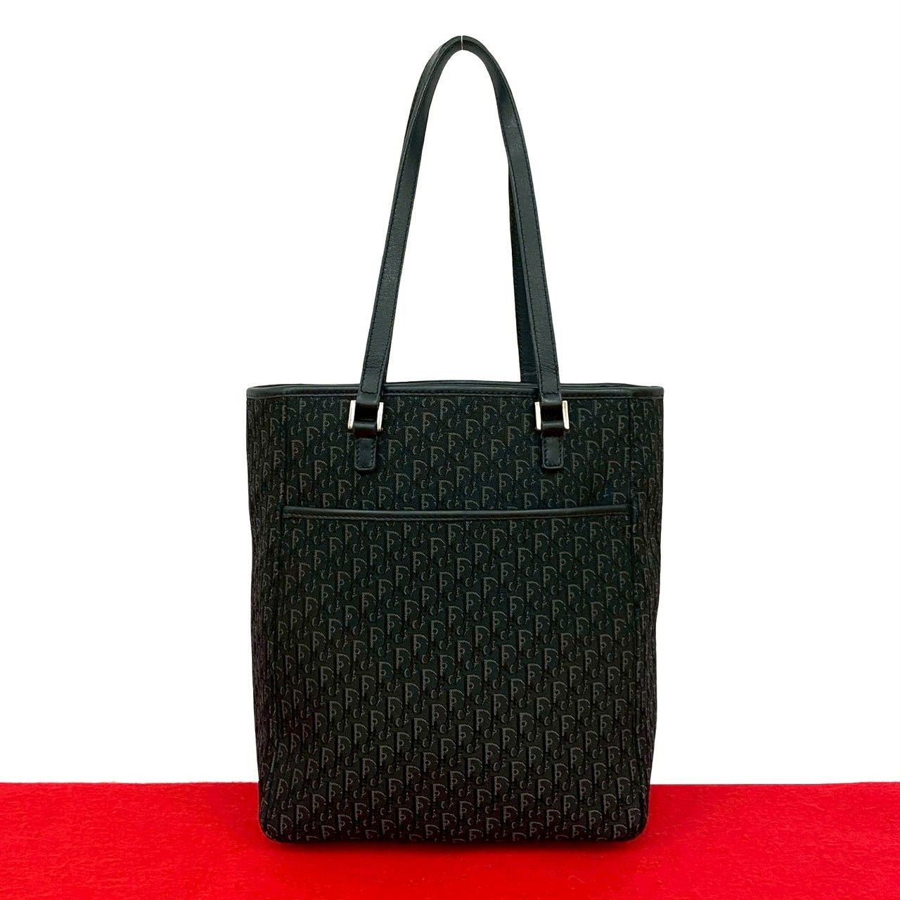 極 美品 Christian Dior ディオール トロッター ロゴ 柄 キャンバス