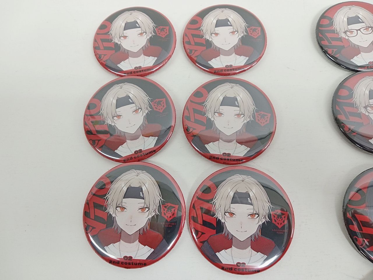 弐十 Nito VTuber 缶バッジ 1 st 2 nd 01 3 rd costume 計 まとめ売り MB 6534