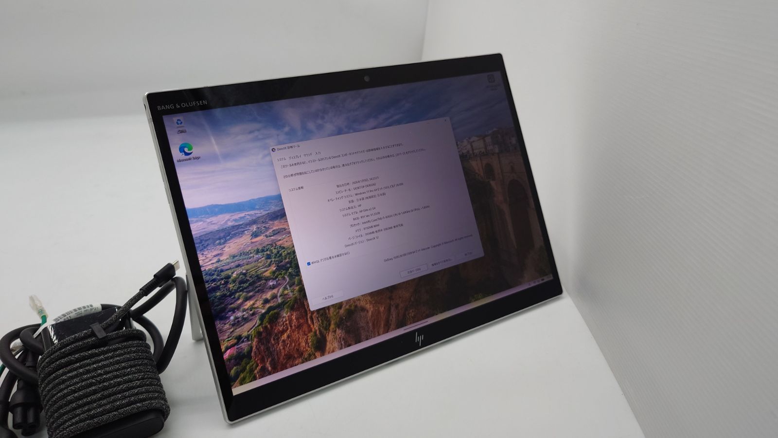 HP Elite x 2 G 4 8 QU 66 PA ABJ 13型 Core i 5-8265 U 1.6 GHz メモリ8 GB windows 11 Wi-Fi タッチパネル 動作品