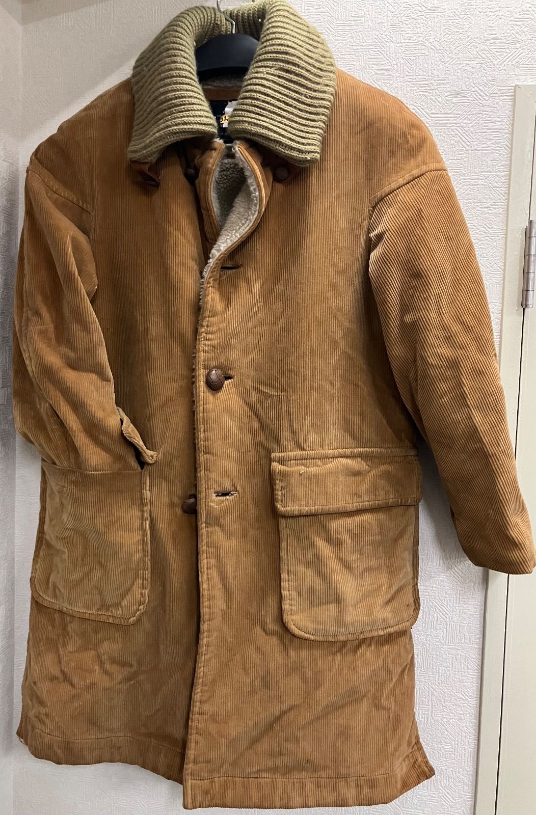 T 275 VAN JACKET ドンキーコート コーデュロイ 胡桃ボタン ボアジャケット Lサイズ