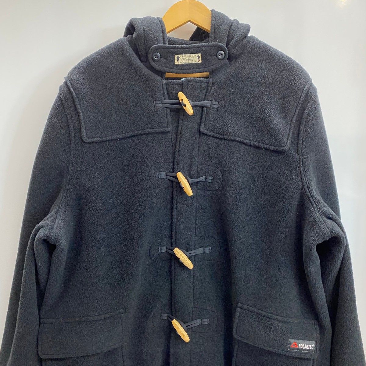 アベイシングエイプ A BATHING APE ダッフルコート POLARTEC フリース