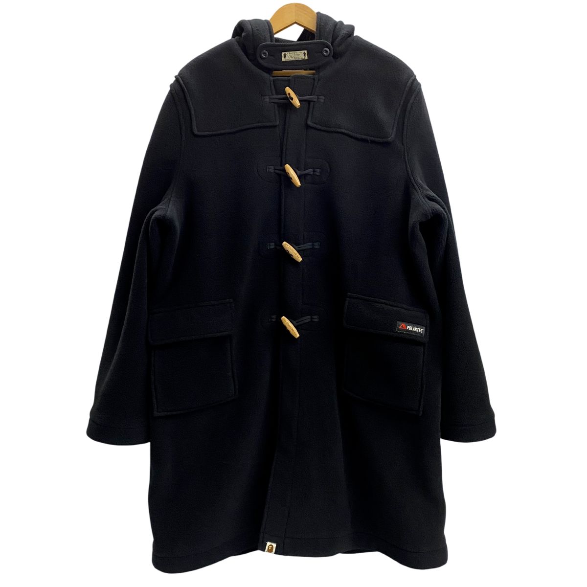 アベイシングエイプ A BATHING APE ダッフルコート POLARTEC フリース