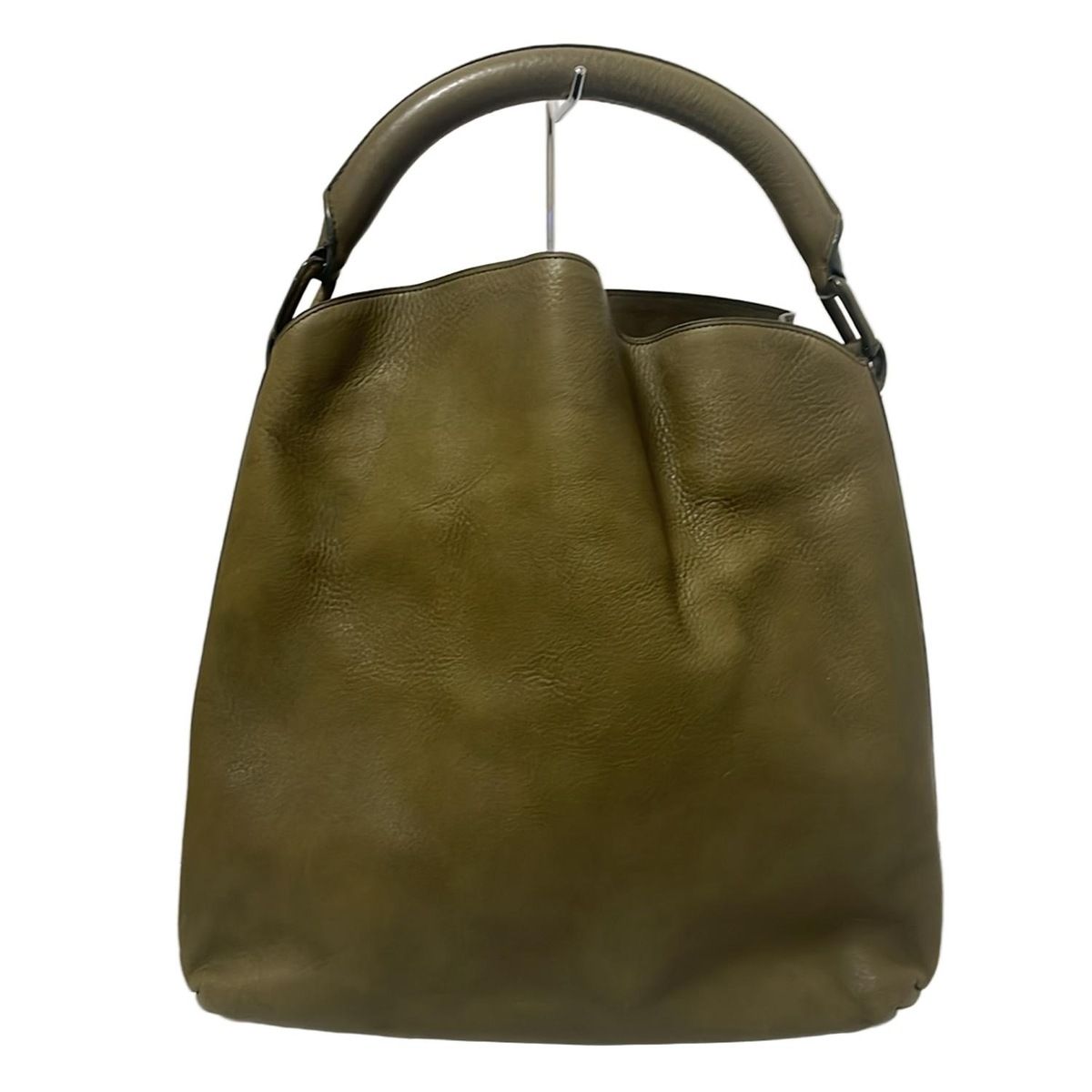 HIROFU ヒロフ トートバッグ - カーキ レザー