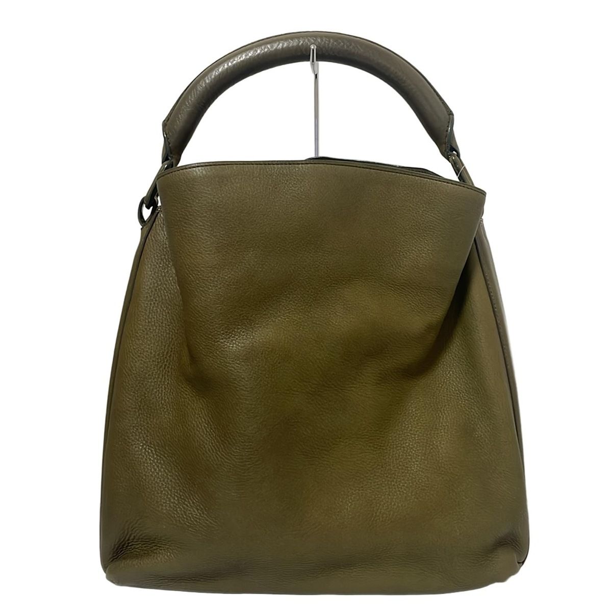 HIROFU(ヒロフ) トートバッグ - カーキ レザー - メルカリ