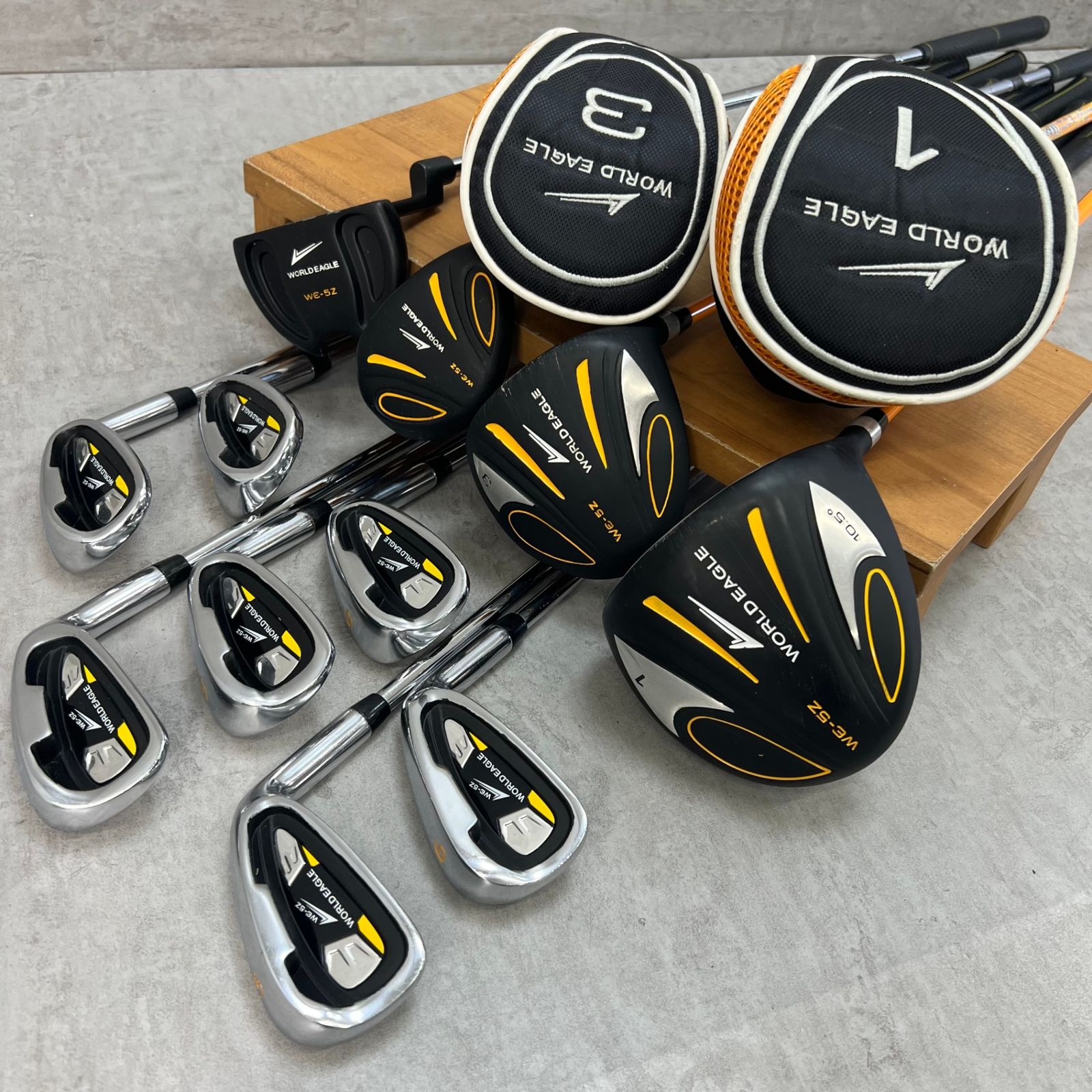ワールドイーグル アディダス メンズゴルフ クラブセット 11本 R 右利き用 WORLD EAGLE adidas