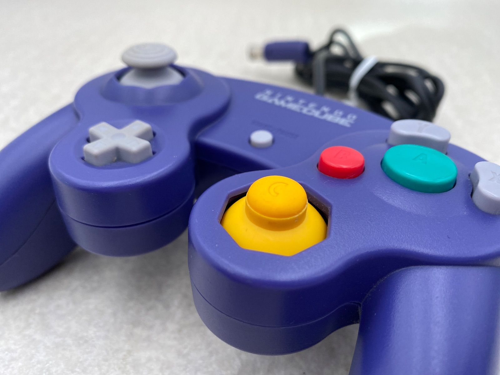 ゲームキューブ 本体 バイオレット 動作品 コントローラー4点