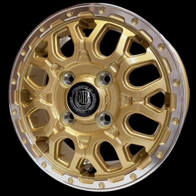 14インチアルミホイールタイヤセット 軽自動車【個人宅配送不可】MUD