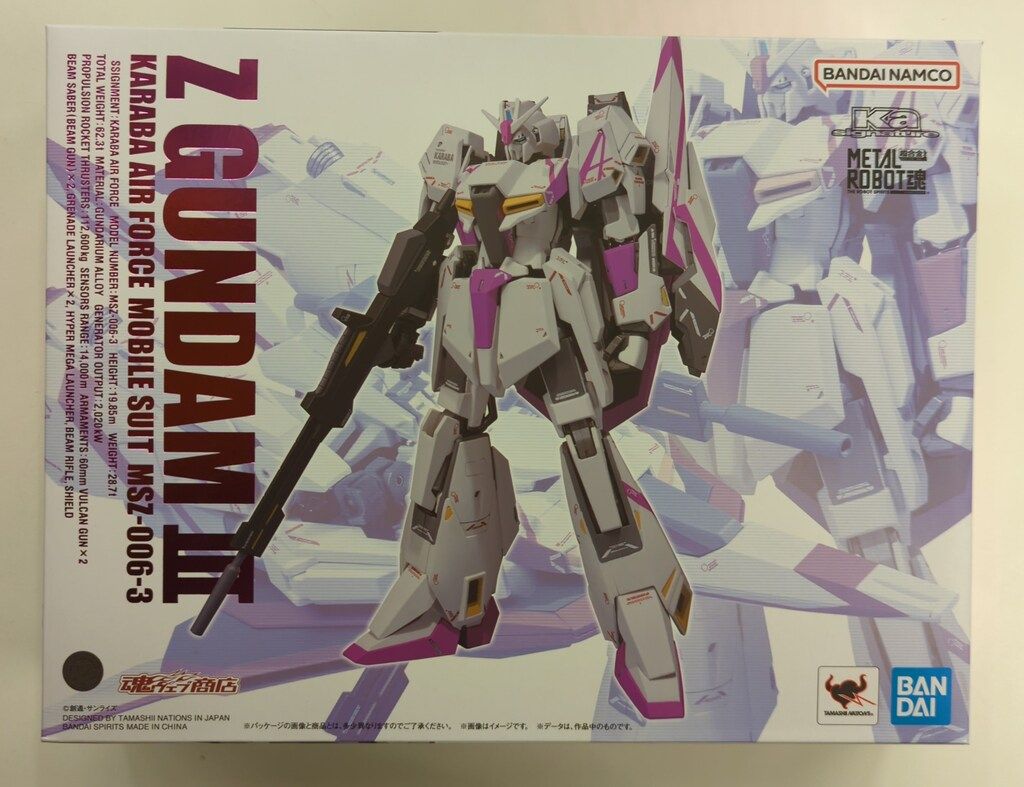 BANDAI SPIRITS METAL ROBOT魂 Ka signature ガンダム新体験 ‐0087‐ グリーンダイバーズ Zガンダム 3号機