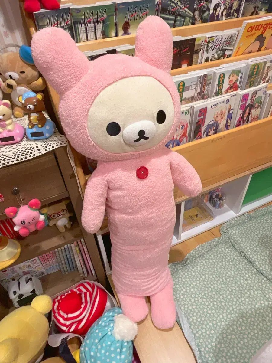 古典うさぎコリラックマロングぬいぐるみクッション