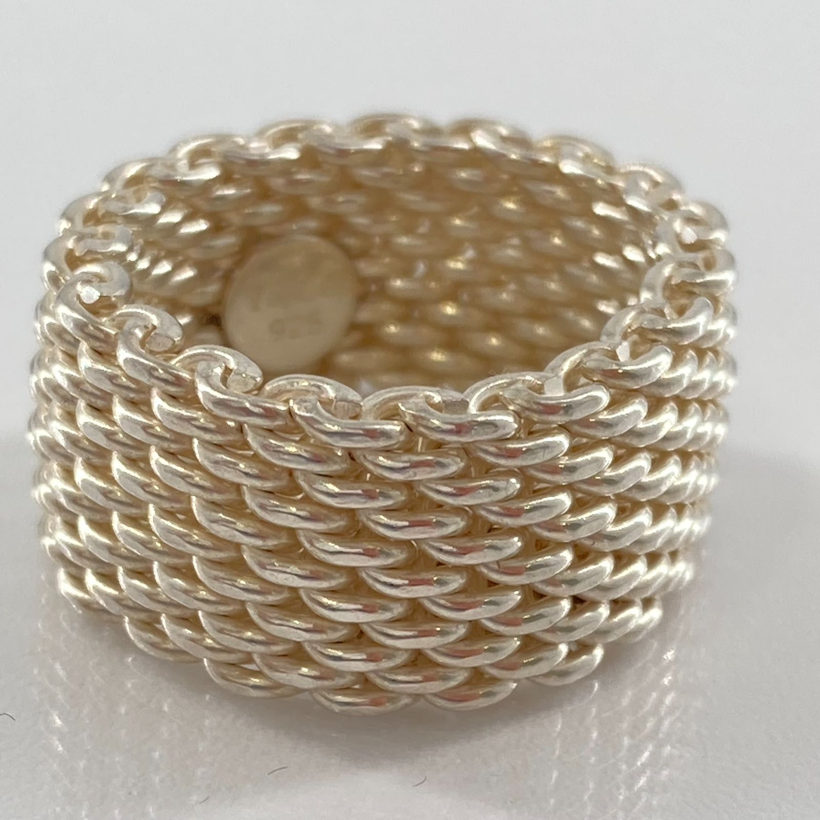 TIFFANY＆CO(ティファニー) サマセット メッシュデザイン リング Ag925