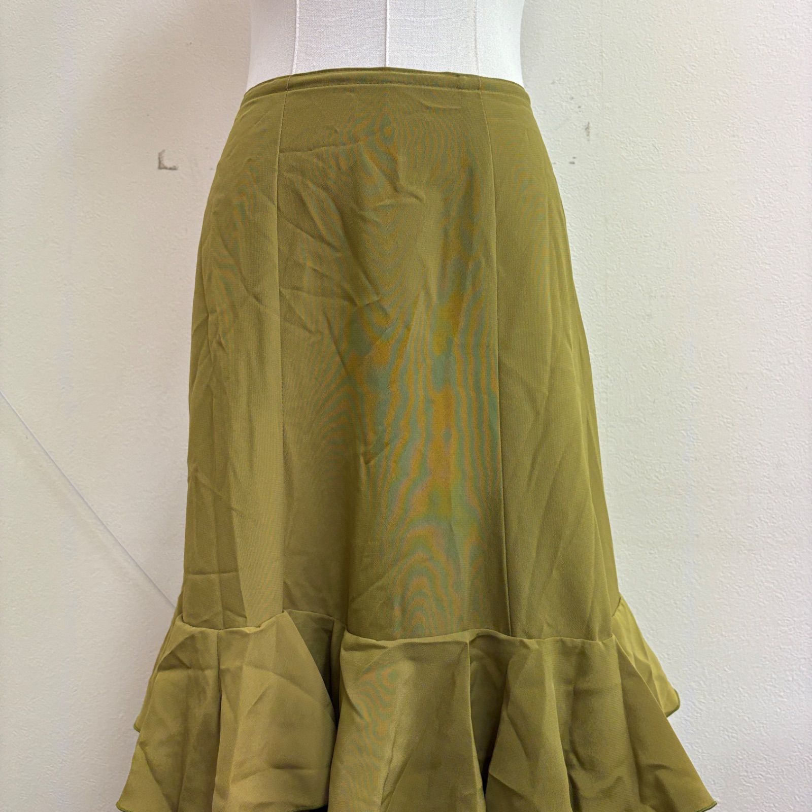 【美品 フラメンコ衣装】スカート ファルダ HERMOSA IBERIA 茶 20.jpg