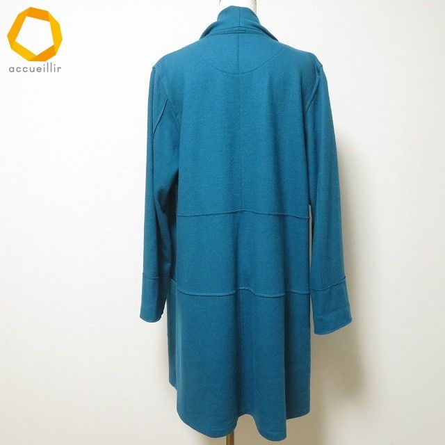 wxc アルベロベロ OLLEBOREBLA コート 青緑 ブタモチーフ フリンジ