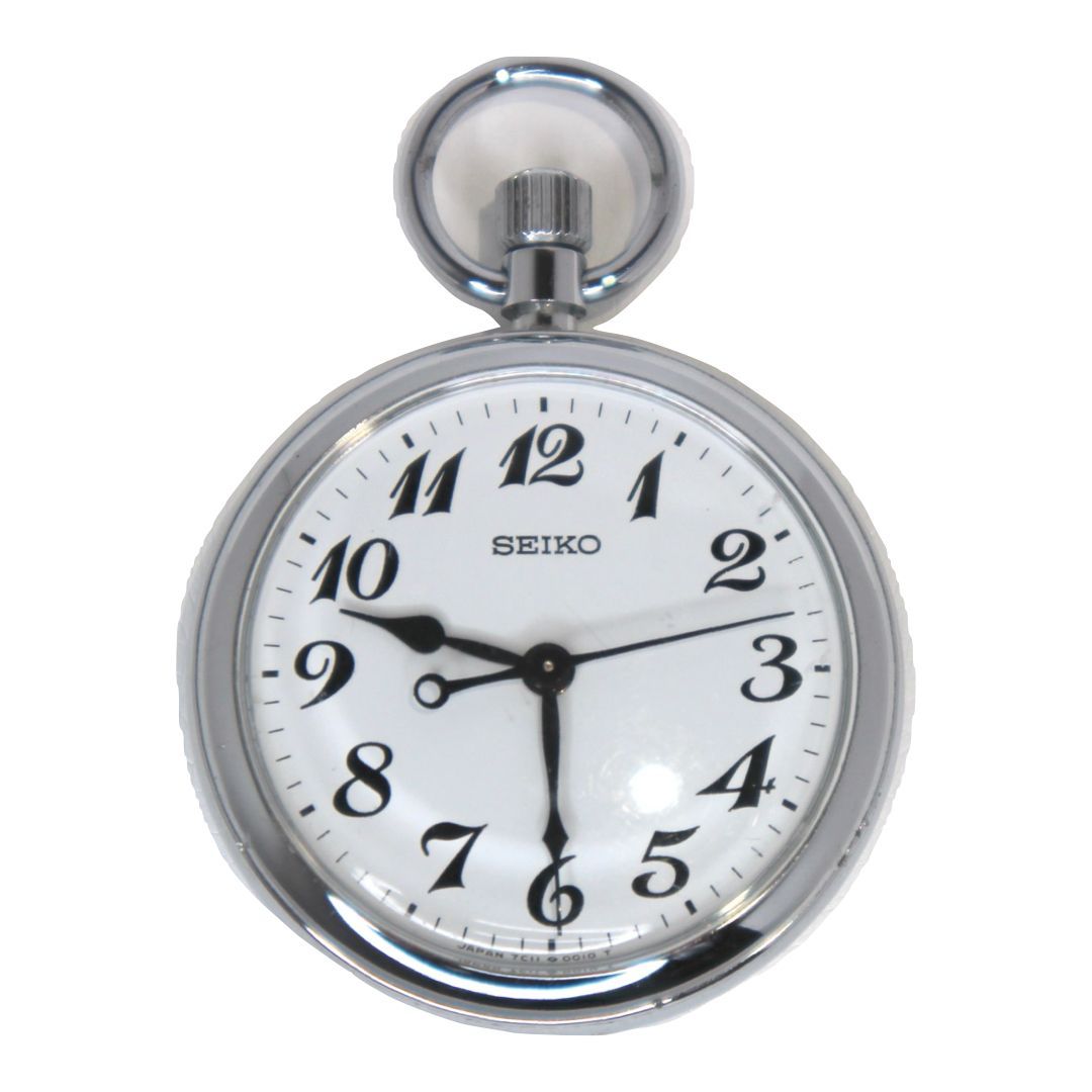 SEIKO/セイコー】 懐中時計 鉄道時計 7C11-0010 クォーツ時計 - メルカリ