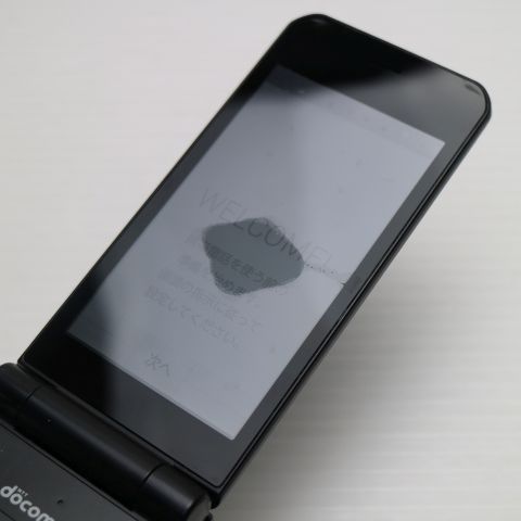 良品中古 F-03L arrows ケータイ ブラック スマホ 本体 白ロム 中古